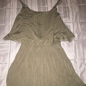 Olive green romper